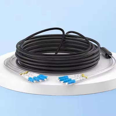 Waterproof UV Resistant 2-6 Core Military Fiber Optic Cable