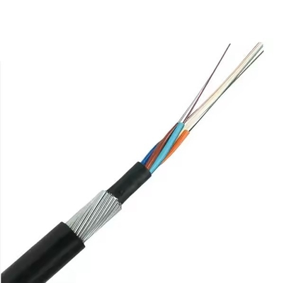 Single Mode Armored Fiber Optic Cable 6 Core - 24 Core GYXTW GYTS GYTA53