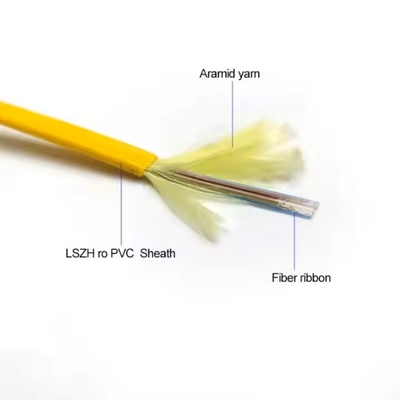 GJDFH 4 Core Multimode Ribbon Fiber Optic Cable