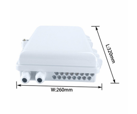 16 Core Outdoor FTTH Fiber Optic Splitter Terminal Box 320*260*100mm