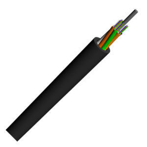FRP Loose Tube Fiber Optic Cable 12 Core GYFTY PE / LSZH Fiber Optic Cable