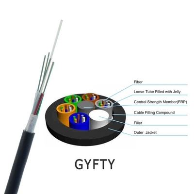 GYFTY Loose Tube Non - Metallic & Non - Armored Outdoor Fiber Optic Cable