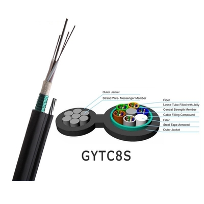 GYTC8S Self Supporting Figure 8 Fiber Optic Cable Outdoor for Telecommunication