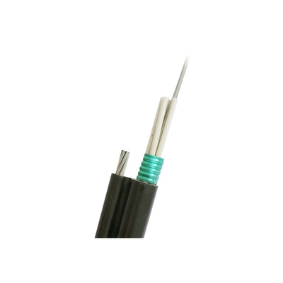 Aerial GYTC8S Loose Tube Fiber Cable 6 Core Single Mode Armoured Fiber Optic Cable