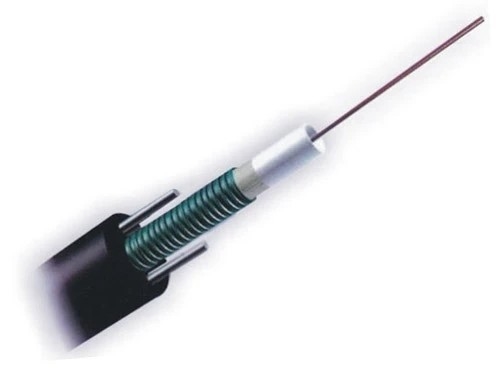 Glass Yarn Armored Fiber Cable GYFTY-FS Fiber Optic Ethernet Cable PE Sheath