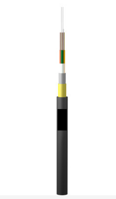 Black Central Loose Tube Cable Figure 8 Self Support Fiber Optic Cable GYXTC8S GYXTC8A