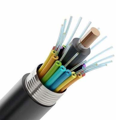 Single Mode Direct Buried Fiber Optic Cable for Long Distance Communication