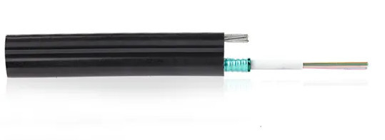Black Central Loose Tube Cable Figure 8 Self Support Fiber Optic Cable GYXTC8S GYXTC8A