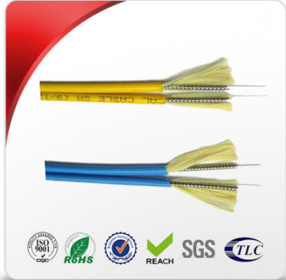 Flexible Breakout Fiber Optic Cable 2.0mm 24 Core Bundle Fiber Optic Cable Single Mode