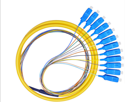SC UPC Fiber Optic Patch Cord 3.0mm 2.0mm 0.9mm Pigtail Fiber Optic Cable
