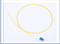 Lightweight Fiber Optic Cable Pigtail LC / UPC Low Back Reflection
