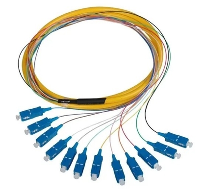 Pigtail SC UPC Fiber Optic Patch Cord Low Insertion Loss Good In Exchange