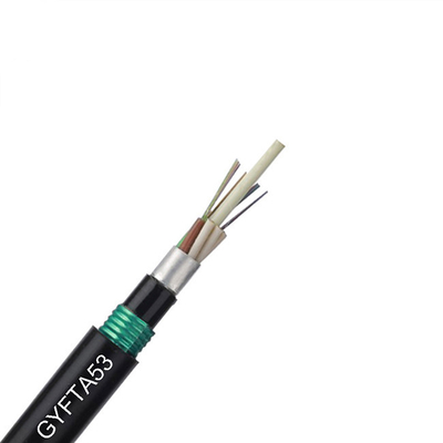 6 Core Armored Fiber Optic Cable Single Mode G652D Fiber For Duct / Arieal