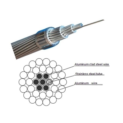 Multi Mode PBT Type OPGW Optical Ground Wire Large Diameter Fiber Capacity Fiber Optic Cable