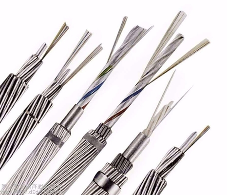 Aluminium Clad Steel Wire OPGW Optical Composite Overhead Ground Wire 72 Core