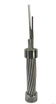 Composite OPGW Long Fiber Optic Cable Coating Non Circularity For Telecommunication