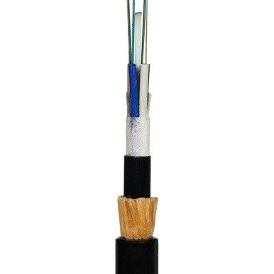 Double Sheath Fiber Optic Cable 6 Core Outdoor Waterproof ADSS OFC Cable