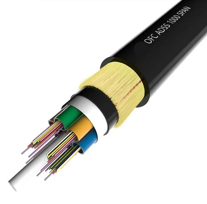 72 Core ADSS Cable  Outdoor Aerial All Dielectric Self Supporting Fiber Optic Cable