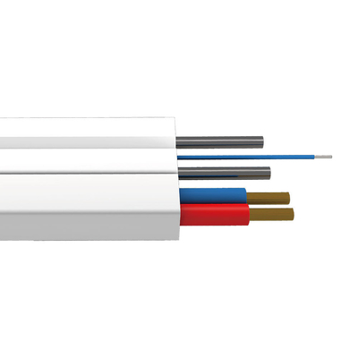 Single Mode G652D Fiber Optic Cable 12 Core PVC Sheathed Cable 2km