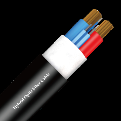 1-144 Core Hybrid Optical Fiber Cable Oxygen Free Copper Fiber Composite Cable