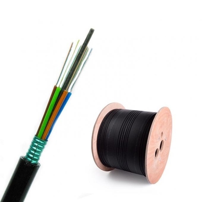 Loose Tube Stranded GYTS Fiber Cable 24 Core Fiber Optic Cable Single Mode