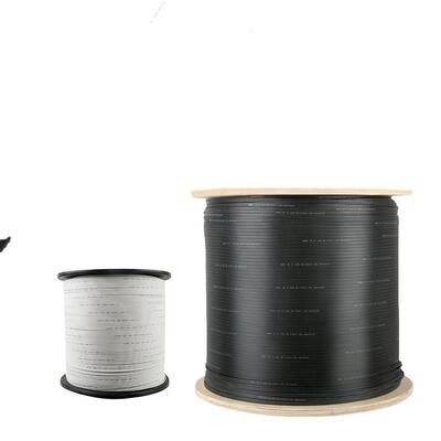 GJXH 1 Core FTTH Drop Cable Single Mode G657A2 LSZH Jacket Steel Strength Member Indoor Butterfly Fiber Optic Cable for Fiber To The Home