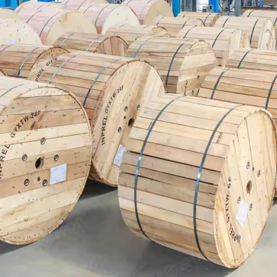 Single Mode Armored Fiber Optic Cable 6 Core - 24 Core GYXTW GYTS GYTA53