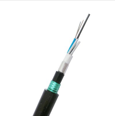 8 Fibers Outdoor Fiber Optic Cable GYTS53 Direct Buried Stranded Telecommunication