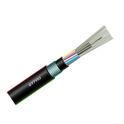 Double Armoured Outdoor Fiber Optic Cable , Submarine Fiber Optic Cable 2 Core -144 Core