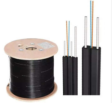 Outdoor Flat 1 2 4 6 12 Core Fiber Drop Cable GJYXCH Single Mode