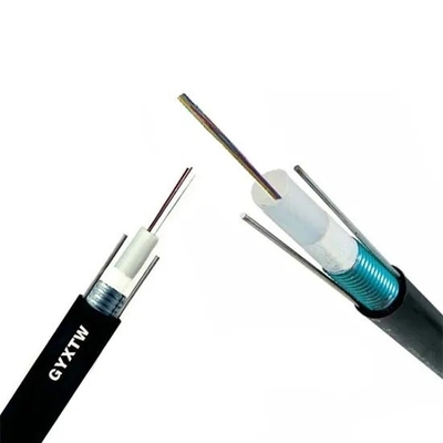 Corning Armored Fiber Optic Cable Black Outer Sheath GYXTW Fiber Cable
