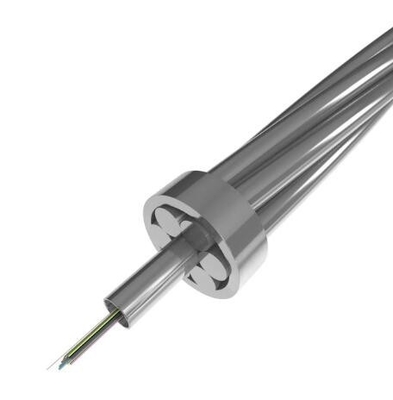 OPGW Typical Designs Of Central Al-Covered Stainless Steel Tube For Power Communication Aerial Installation