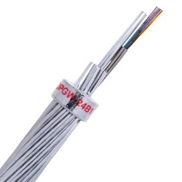 Stranded Optical Fiber Ground Wire G652D G657A1 G657A2 24 Core Fiber Optic Cable OPGW