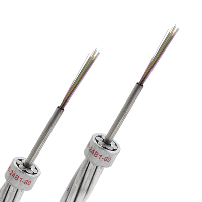 24 Core Aluminum Tube OPGW Fiber Optic Cable Cladding Non Circularity ≤1.0% for Replacement of aerial ground wire