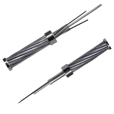 Center SS Tube OPGW Cable Optical Fiber Ground Wire 20.0mm Diameter
