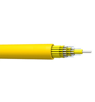 Indoor MTP MPO Fiber Breakout Cable 2 Core - 24 Core Fiber Optic Armored Cable