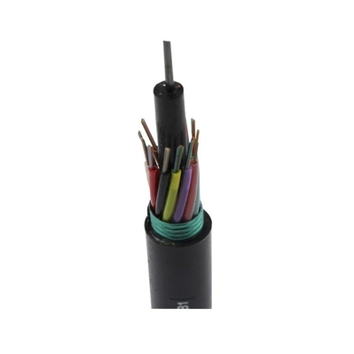Loose Tube Stranded GYTS Aerial Duct 24 Core Single Mode Fiber Optic Cable
