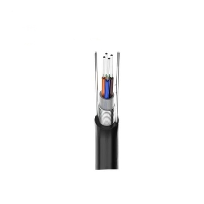 Central UniTube Fiber Cable Single Mode Corrugated Steel Armor Duct Aerial GYXTW Fiber Cable