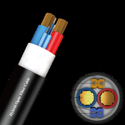 1-144 Core Hybrid Optical Fiber Cable Oxygen Free Copper Fiber Composite Cable