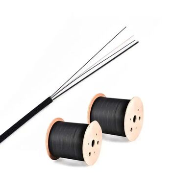 GJXH 1 Core FTTH Drop Cable Single Mode G657A2 LSZH Jacket Steel Strength Member Indoor Butterfly Fiber Optic Cable for Fiber To The Home